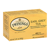 Twinings Of London Classics earl grey tea, 20 tea bags Left Picture